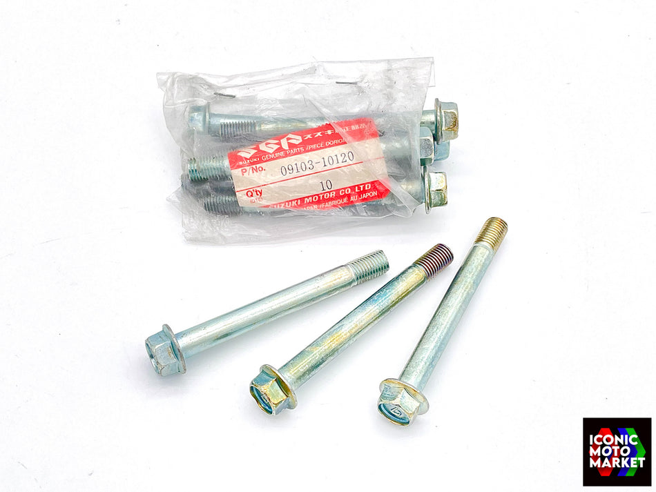 Suzuki RG500 (1985-1987) Lower Shock Mount Bolt - 90mm. NOS (OEM) #09103-10120