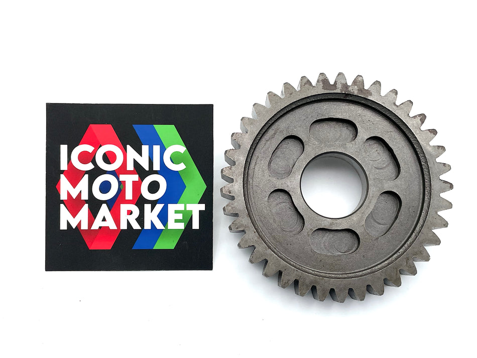 Ducati 996, 916, 907 I.E. Paso, 900SS, 888, MH900e. Drive Gear 4th Speed (37T) New. (OEM) #17210061B