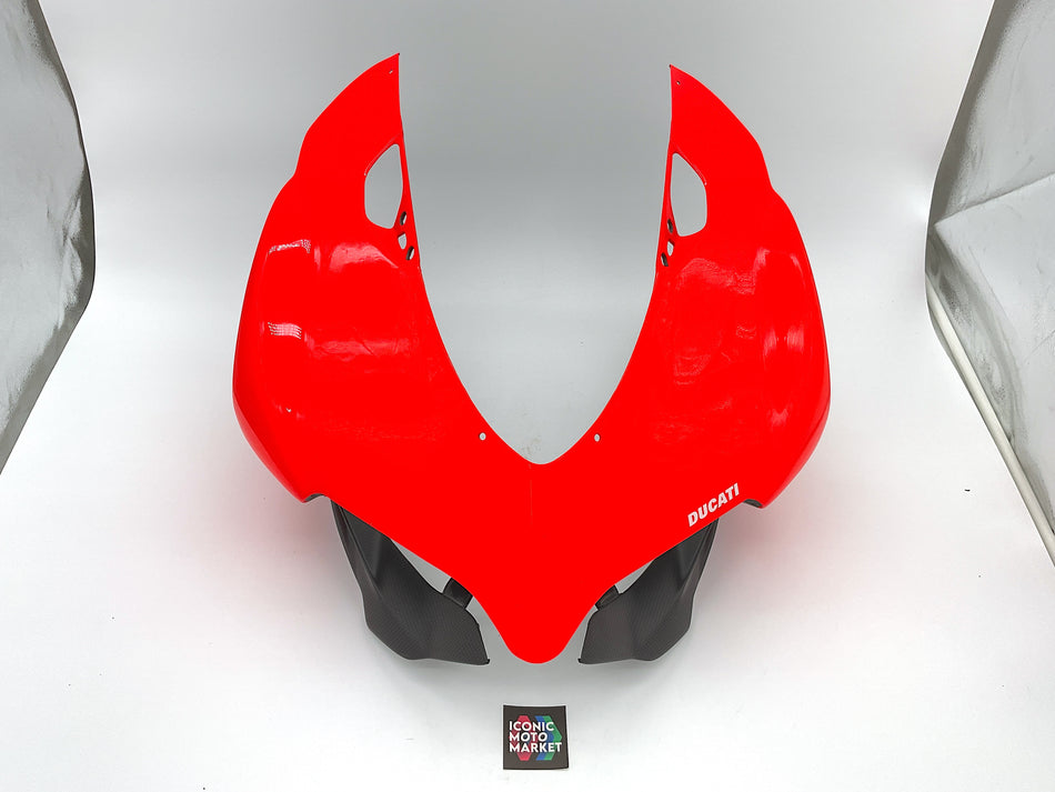 Ducati 1199 Panigale Superleggera (2014) Front Upper Cowl, Carbon Fiber. (OEM) #48111032A
