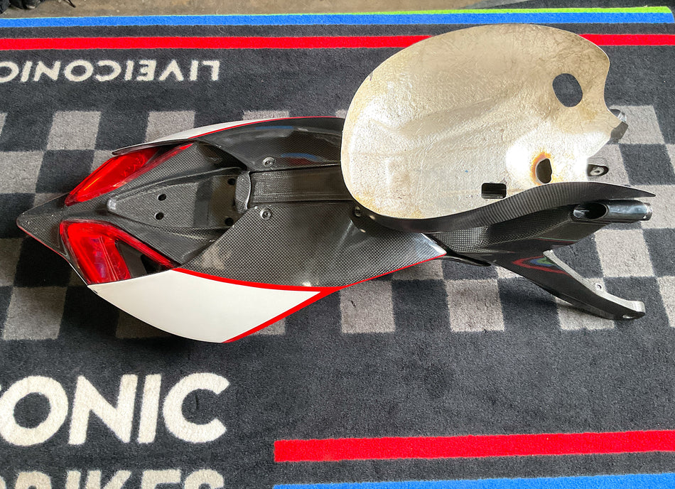 Ducati 1199 Panigale Superleggera (2014) CF Tail Fairing, Seat, Tail-Light. (OEM) #48311803AA
