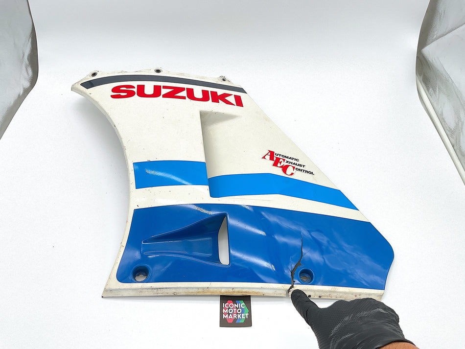 Suzuki RG500 (1985-1987) Original Fairing Panel, Left-Side. (OEM) #94441-20A00(6)