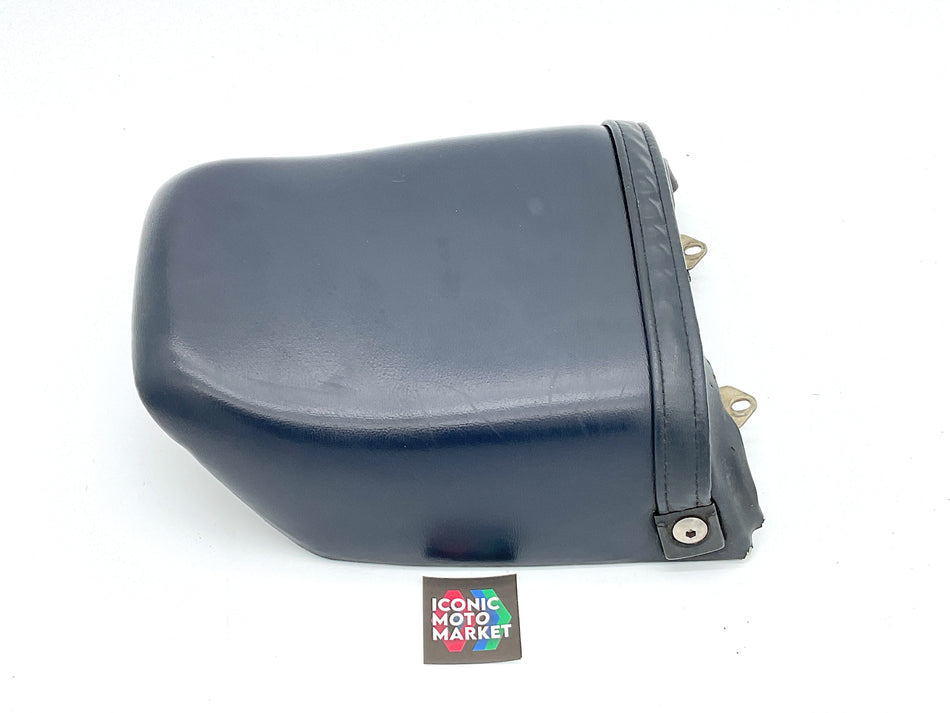 Suzuki RG500 (1985-1987) Original Passenger Seat w/ Strap - Navy. (OEM) #45300-20A00(S1)