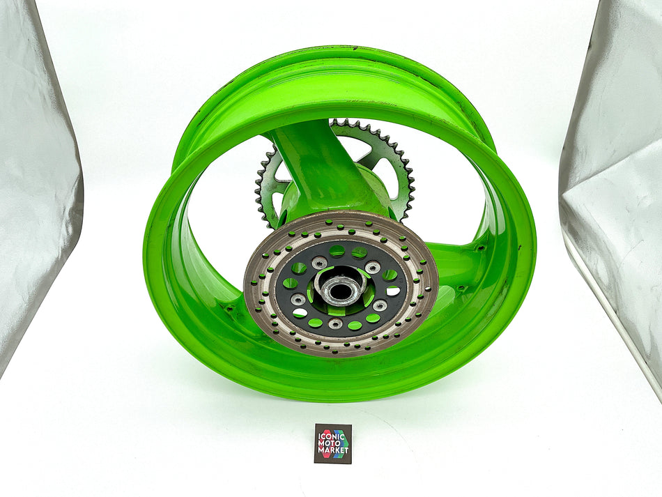 Kawasaki Ninja ZX-7 (1992) Rear Wheel, Rotor, Sprocket & Hub. (OEM) #41073-1495-DH