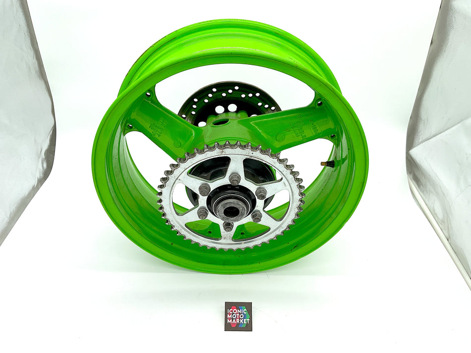 Kawasaki Ninja ZX-7 (1992) Rear Wheel, Rotor, Sprocket & Hub. (OEM) #41073-1495-DH