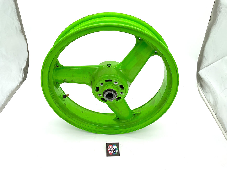 Kawasaki Ninja ZX-7 (1992) Front Wheel, Green. (OEM) #41073-1496-DH