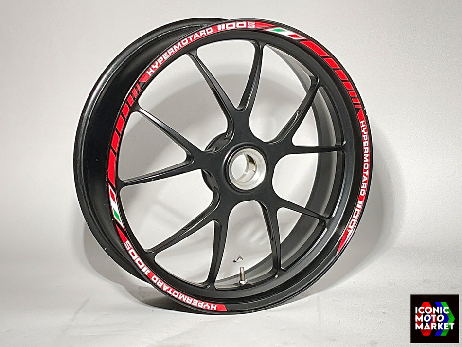 Ducati Hypermotard 1100S (2007-2012) Marchesini, Forged Alum. 17” Wheels - FR/RR Set. #MARC_GS2