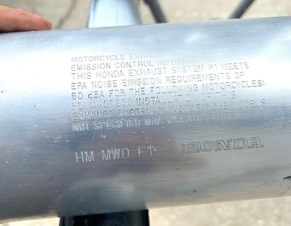 Honda CBR900RR (1995) Original Stock Muffler. (OEM) #18310-MAE-670