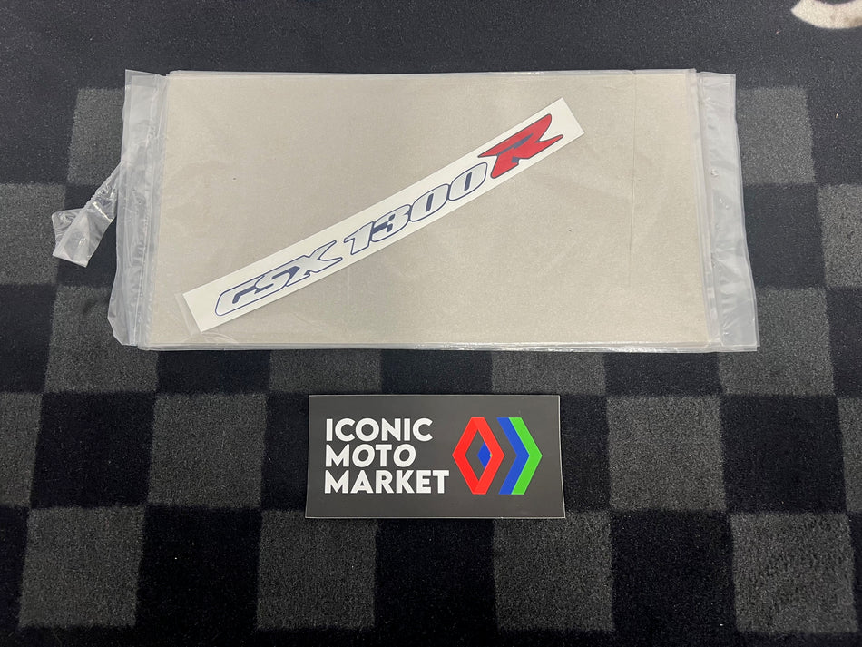 Suzuki GSX-R1300 Hayabusa (2001-2003). Sticker. New-in-package. (OEM) #68131-24F10-CN7