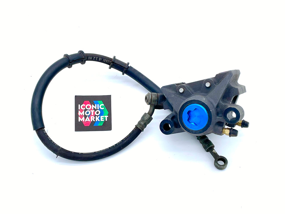 Yamaha YZF-R7 OW-02 (1999) Rear Caliper Assy/Brake Line. (OEM) #5FL-2580W-00/5FL-25874-00
