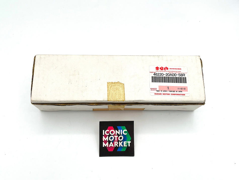 Suzuki RG500 (1985-1987) Seat Bump Pad - Black. NOS (OEM) #46220-20A00-58R