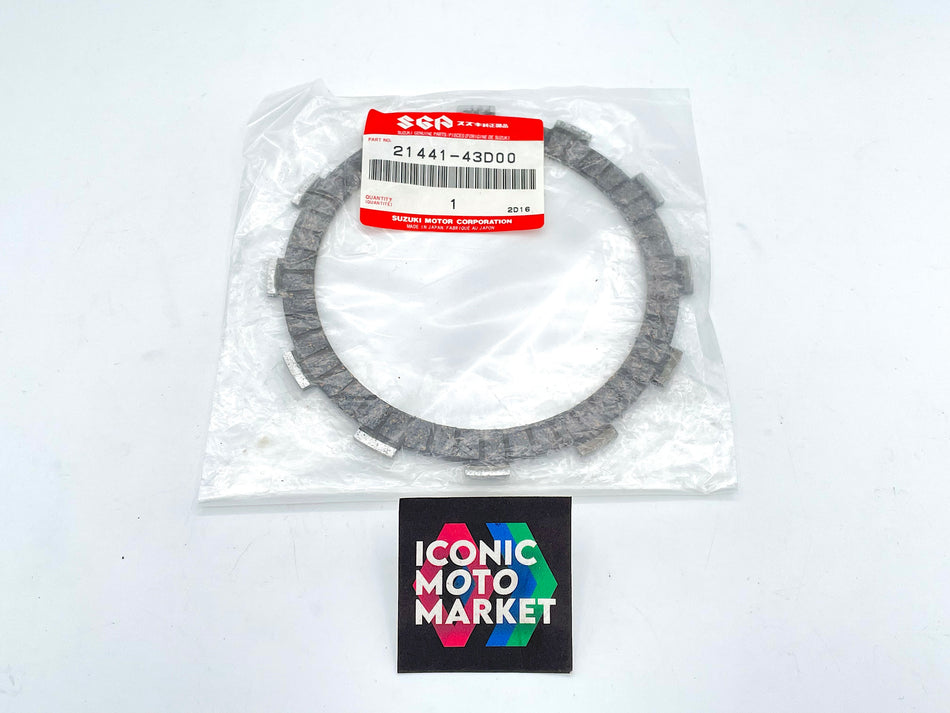 Suzuki RM125, RM125S (1992-2006) Fiber Clutch Plate. NOS (OEM) #21441-43D00