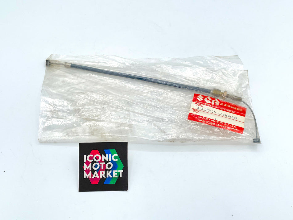 Suzuki RG500 (1985-1987) Cable Assy. Exhaust Valve, Rear. NOS (OEM) #11277-20A00