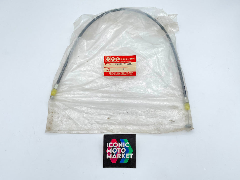 Suzuki RG500 (1985-1987) Seat Release Cable. NOS (OEM) #45280-20A00