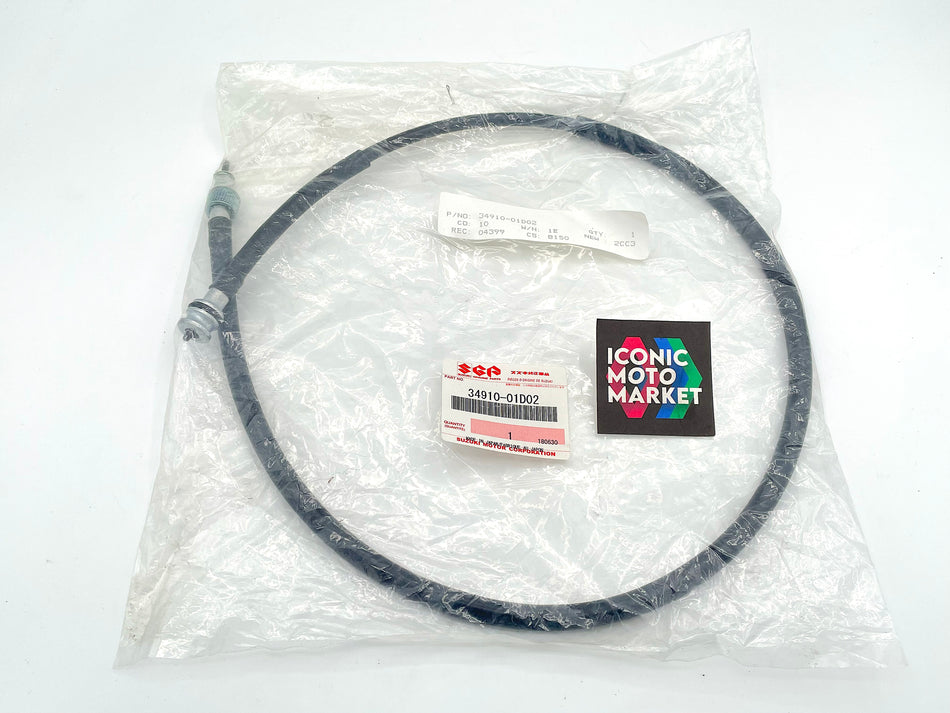 Suzuki GS500, SP125 - Speedometer Cable. NOS (OEM) #034910-01D02
