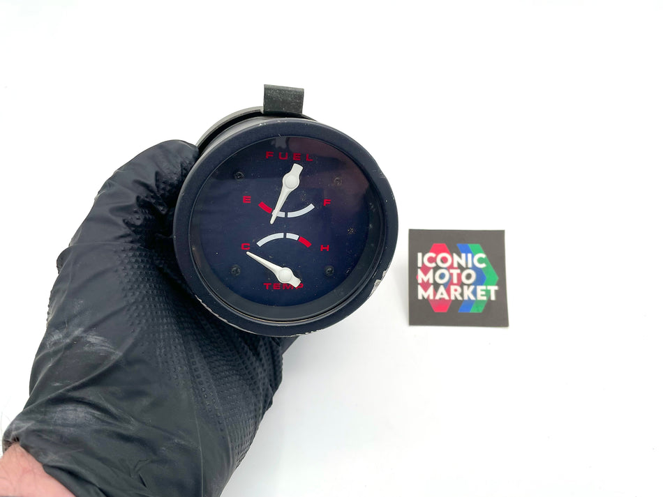 Suzuki RG400 Walter Wolf (1985-1986) Fuel & Temp. Gauge. *Rare* (OEM) #RG4_WW4