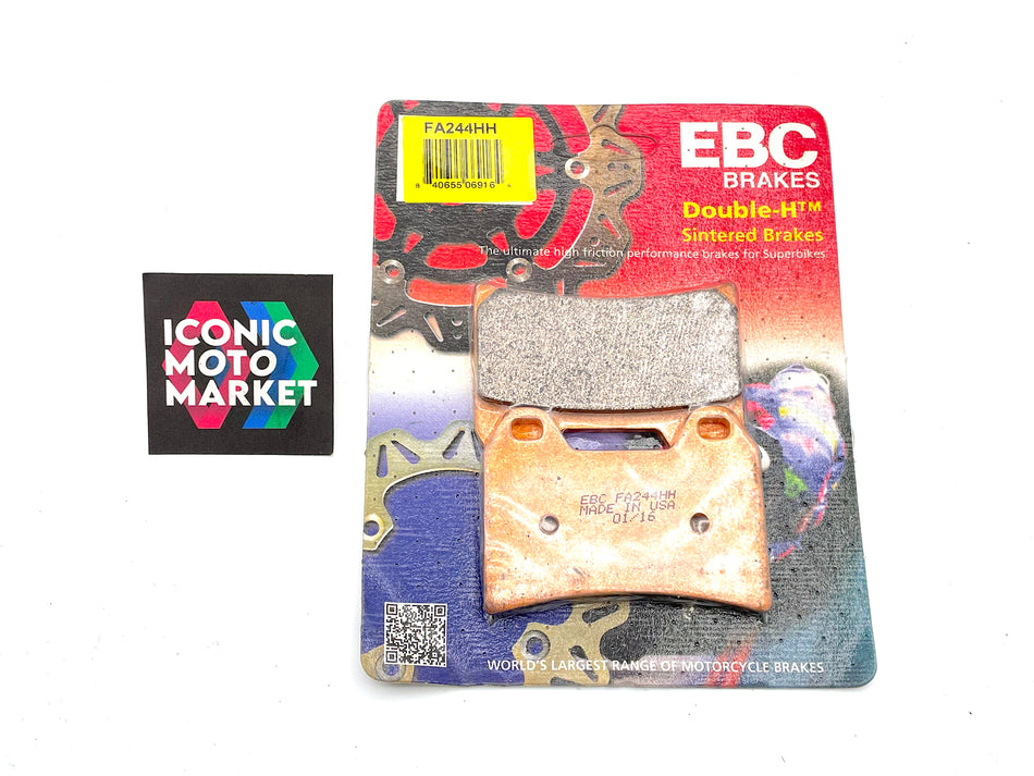Aprilia, BMW, Ducati, MV Agusta - EBC FR. Brake Pads, DBL-H Sintered. New. #FA244HH