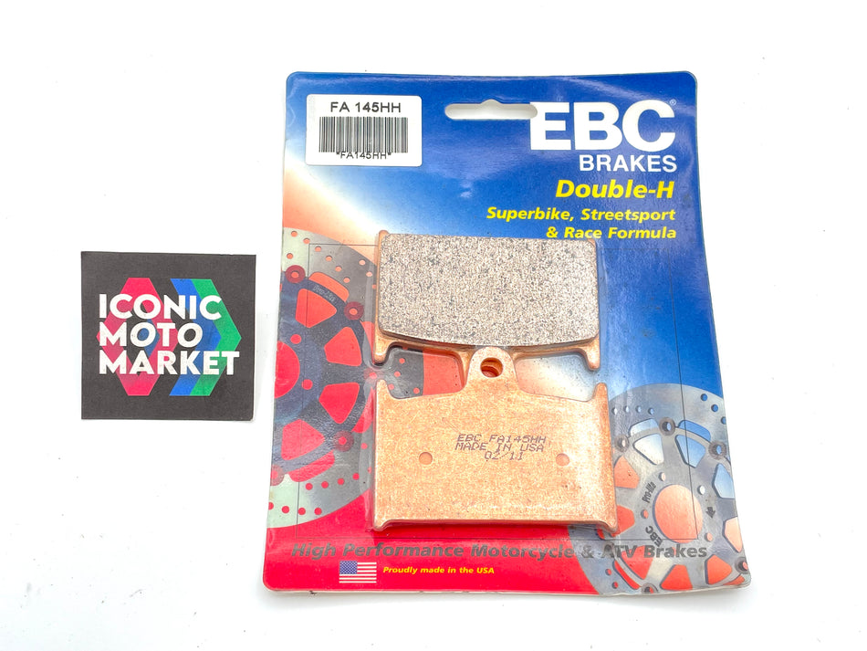 Suzuki GSX-R1100/750/600, RF900, GSF1200S Bandit - EBC FR. Brake Pads, DBL-H Sintered. New. #FA145HH