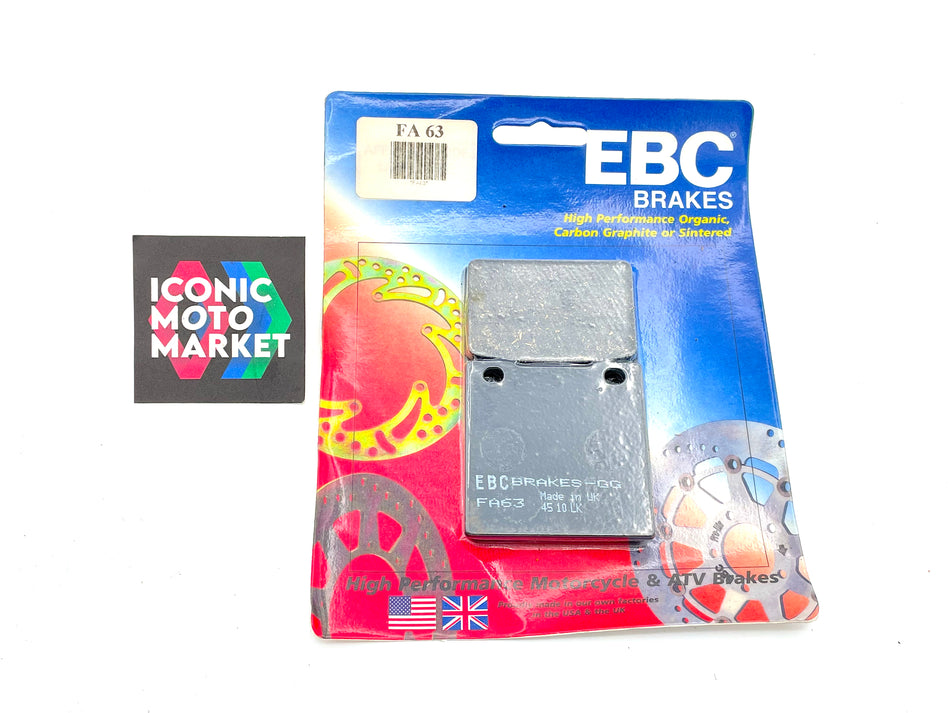 Suzuki GSX-R1100/750, GSF1200S Bandit - EBC RR. Brake Pads, High-Perf. Org. New. #FA63