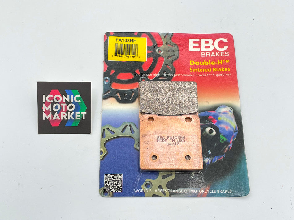 Suzuki GSX-R1100/750, GSX1100F Katana - EBC RR. Brake Pads, DBL-H Sintered. New. #FA103HH
