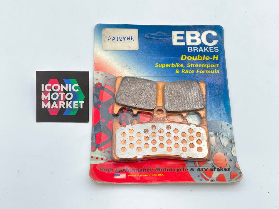 Suzuki GSX-R, GSF, TL-R • Kawasaki ZX, ZXR, ZZR - EBC FR. Brake Pads, DBL-H Sintered. New. #FA188HH (2)
