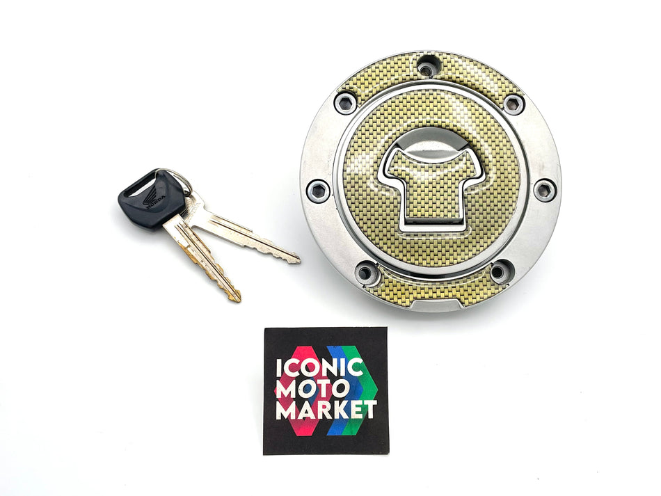 Honda CBR900RR, 929RR, 954RR - Ignition, Fuel Cap, Lock Set. (OEM) #35010-MCJ-671