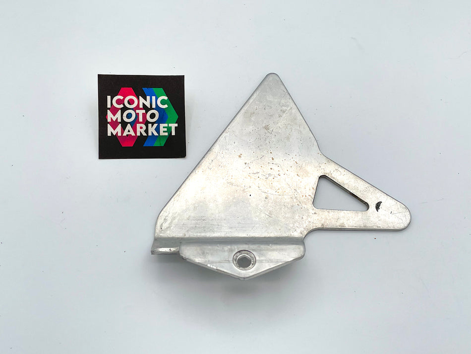Honda VFR750R RC30 (1987-1990) Heel Guard, Left-Side. Aluminum. (OEM) #50705-MR7-000