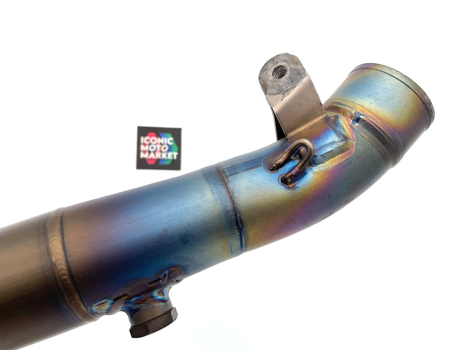 Yamaha - Akrapovic Titanium Exhaust Mid-Pipe. #AKRA_YAM1