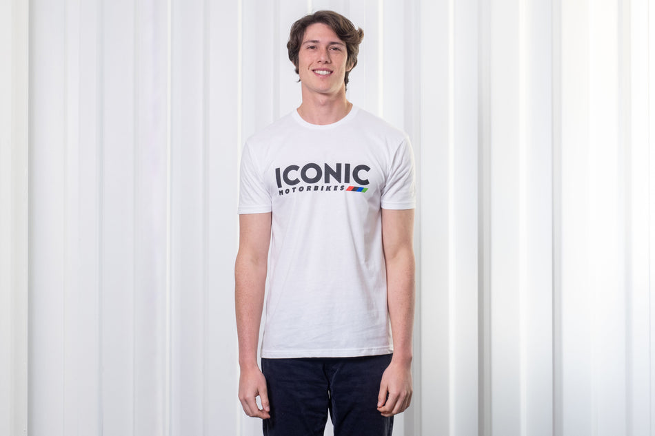 Iconic Motorbikes Logo T-Shirt (White)