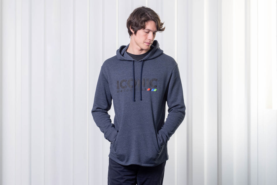 Iconic Motorbikes Hoodies (Navy Blue)