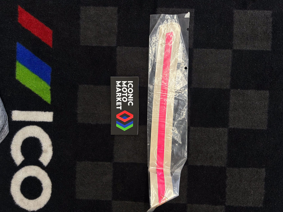 Kawasaki Hot Pink Stripe Pattern Lower Cowl