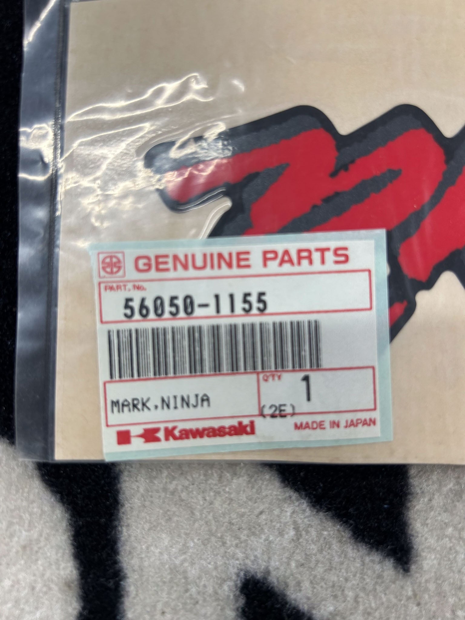 Kawasaki Ninja Mark Red 92' EX 250