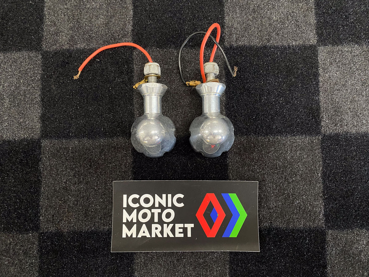 Metal Rear Turn Signals with Red Lens