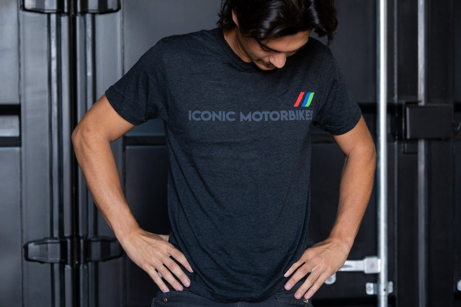 "Live Iconic/Ride Iconic" T-Shirt - Men's (Gray)