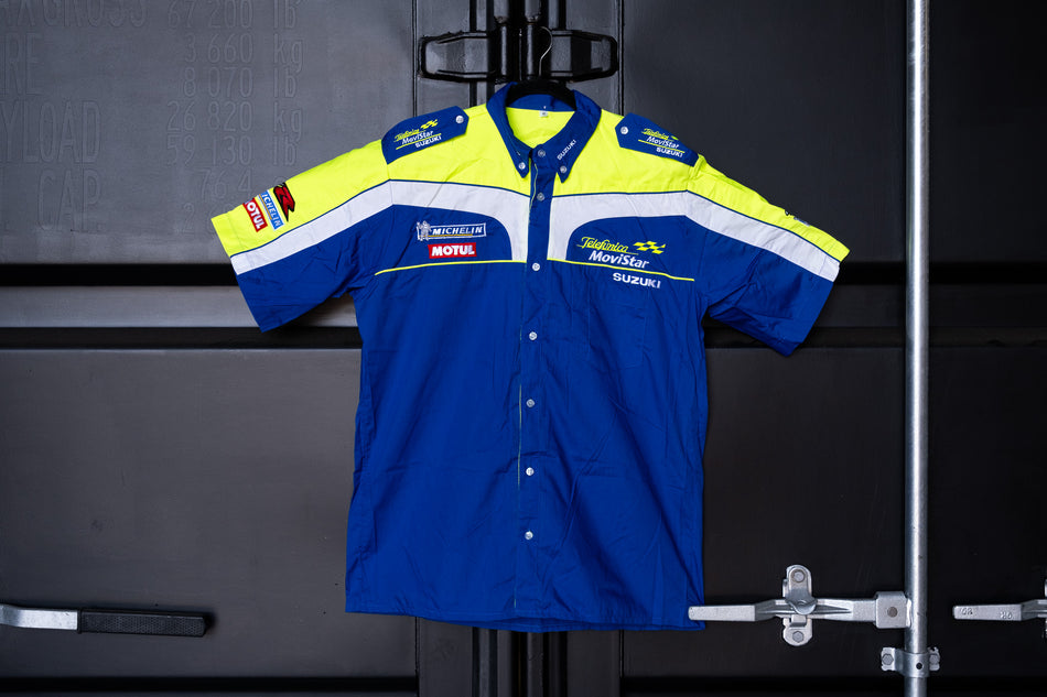 Team Telefonica MoviStar Suzuki Short Sleeve Button Down