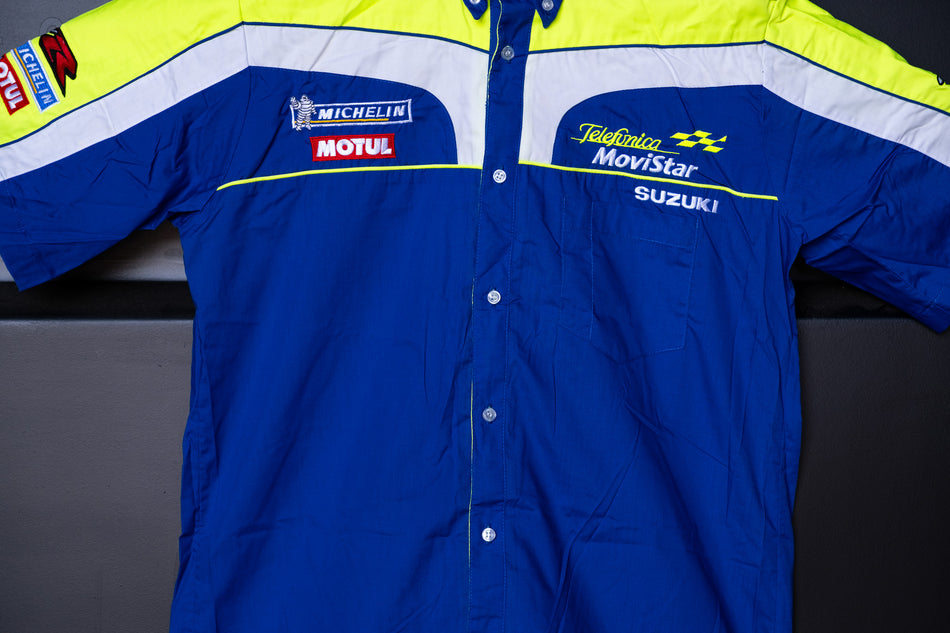 Team Telefonica MoviStar Suzuki Short Sleeve Button Down