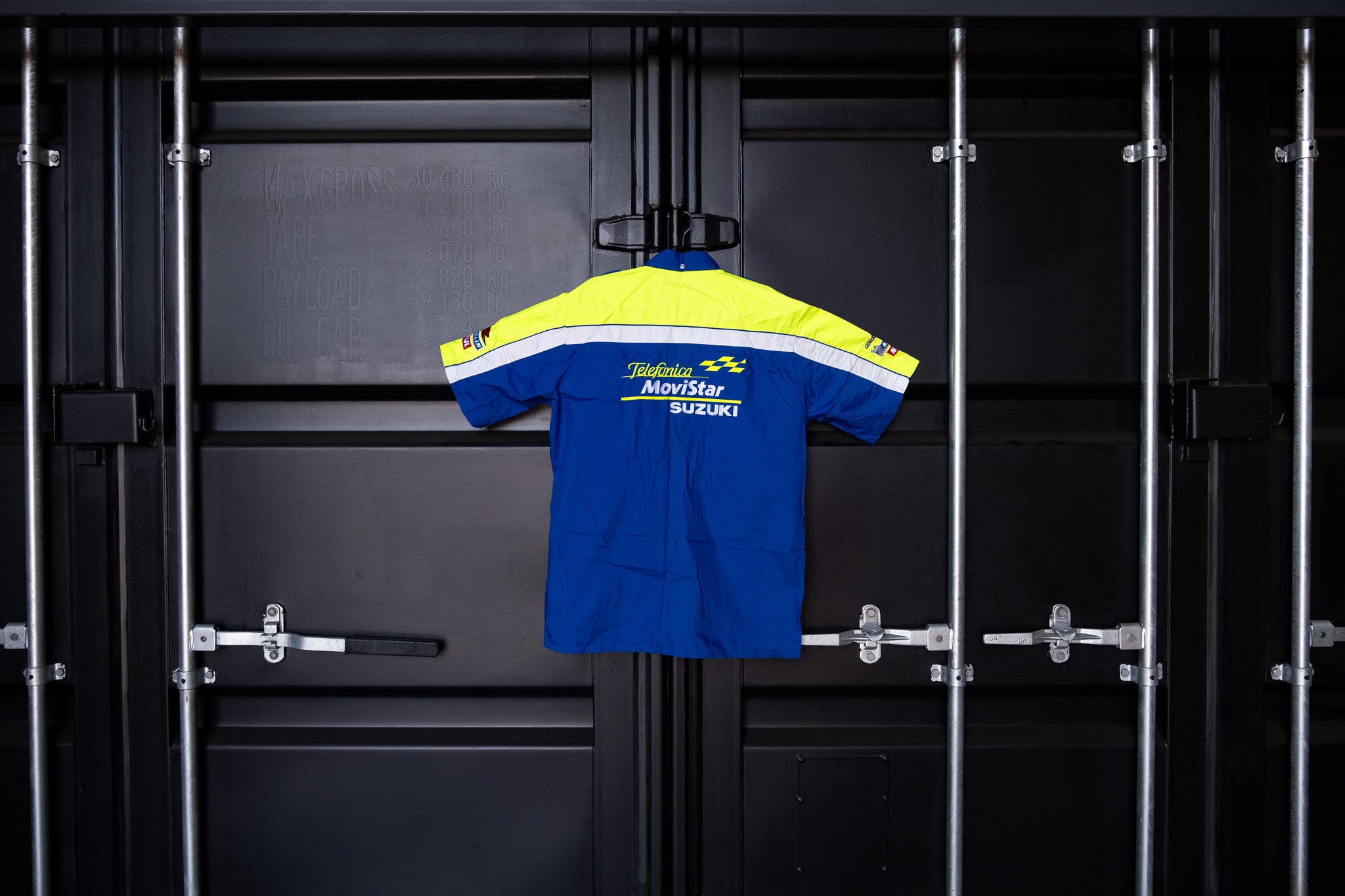 Team Telefonica MoviStar Suzuki ~ Short Sleeve Button Down Shirt