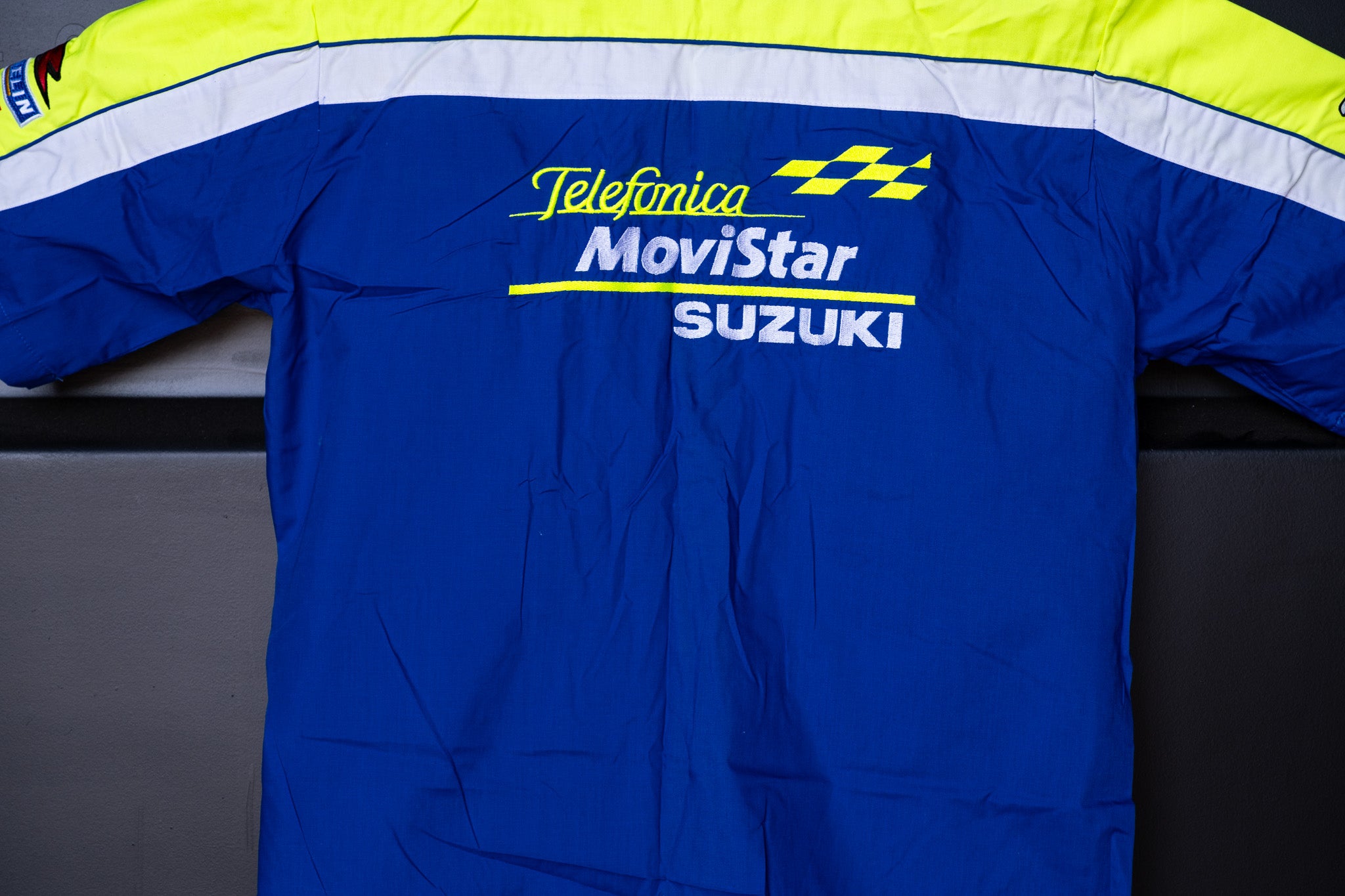 Team Telefonica MoviStar Suzuki ~ Short Sleeve Button Down Shirt