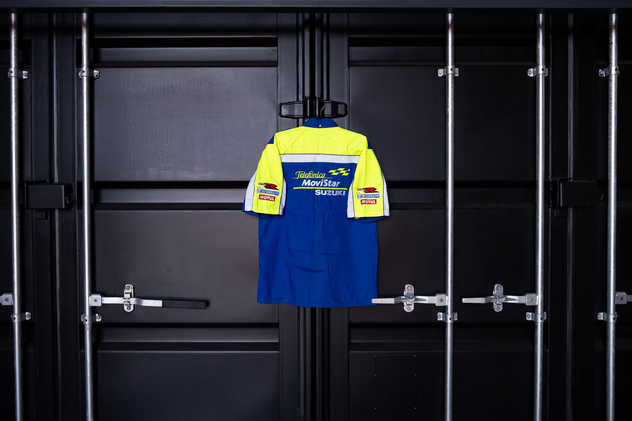 Team Telefonica MoviStar Suzuki ~ Short Sleeve Button Down Shirt