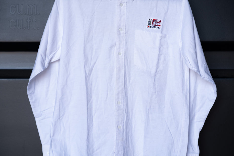 Official Team Lucky Strike Suzuki Button Down Long Sleeve Shirt