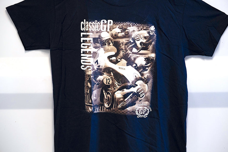 Classic GP Legends T-Shirt, Dark Navy. New. #CGPL_T1