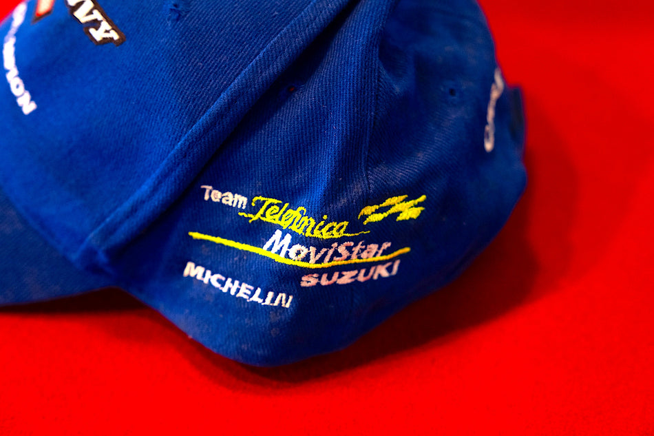 Telefonica MoviStar - Team Suzuki. Kenny Roberts Jr. World Champion Hat. New. #TMTSKRJ_WC1