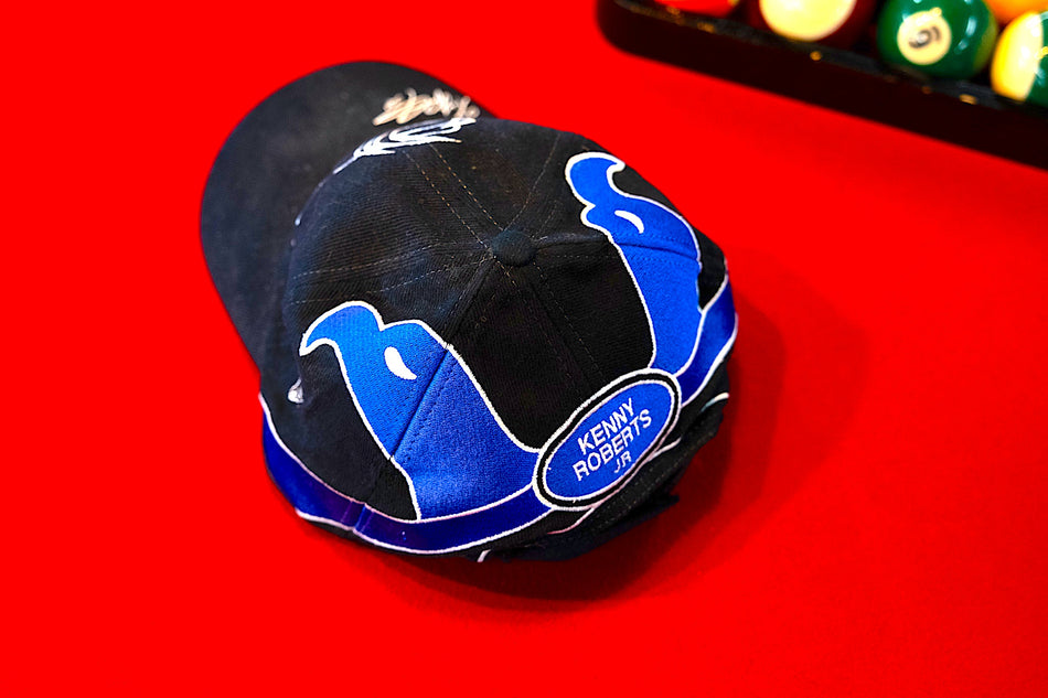 Telefonica MoviStar - Team Suzuki, Black - with Kenny Roberts Jr Signature Cap. New. #TMTSRH_B1