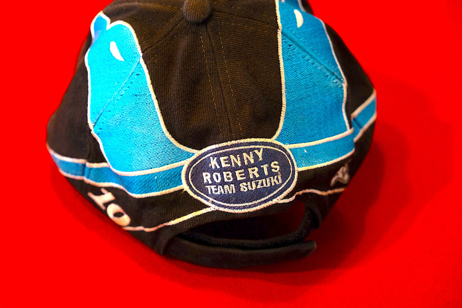 Team Suzuki - GP Race Winner, Kenny Roberts Jr. 'Signature' Hat - Black. #TSGPW_KR1