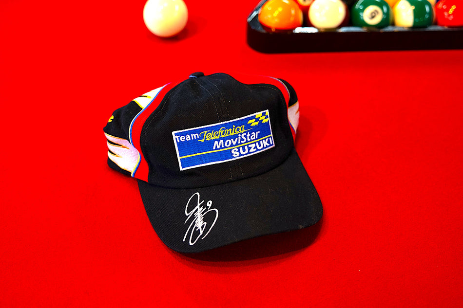 Telefonica MoviStar - Team Suzuki, Black - Nobu Aoki Hat. New. #TMTSB_NA1