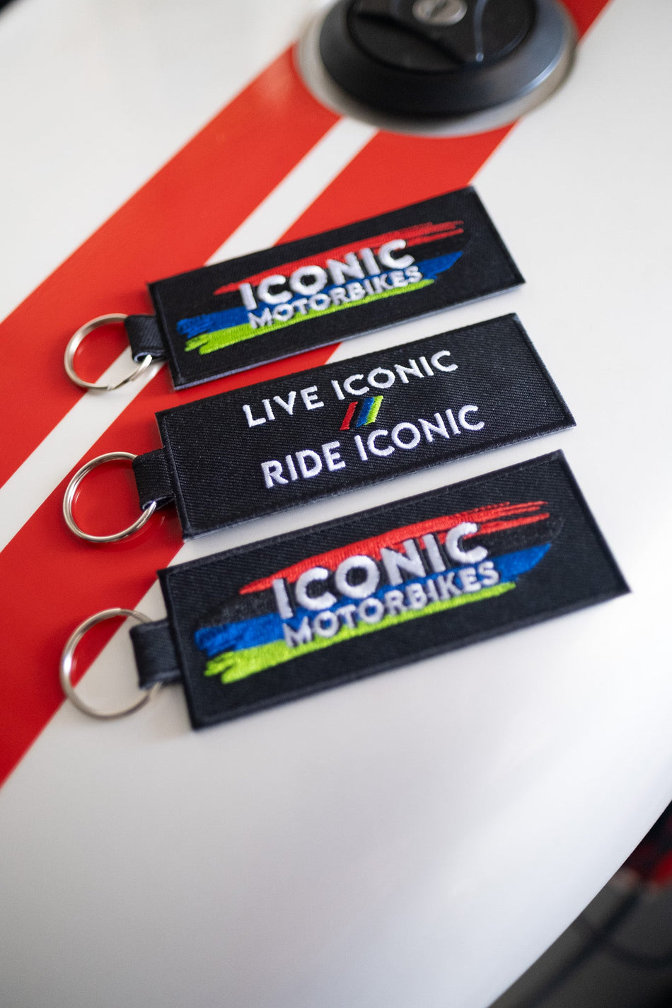 Iconic Woven Keychains