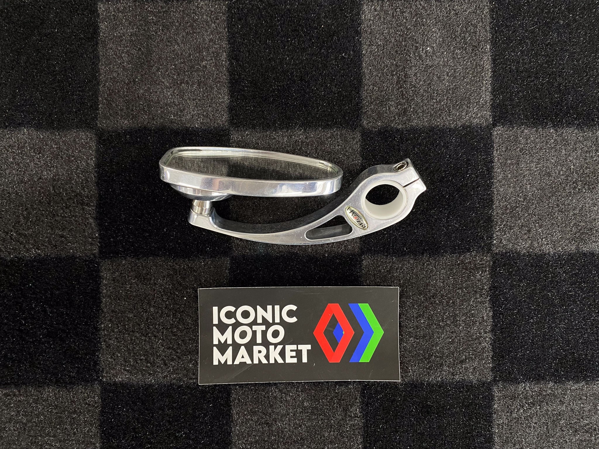 Rizoma Left Chrome Bar End Mirror