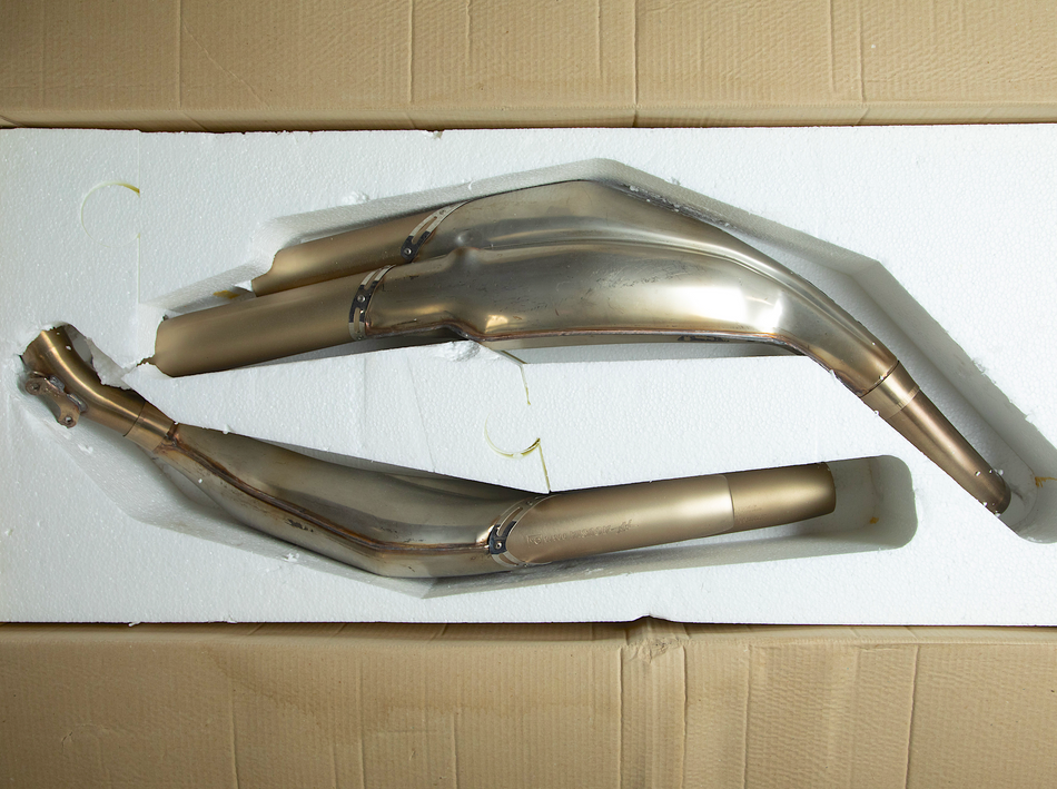 MV Agusta F4 750 (2001) Arrow Exhaust Silencers. (OEM) #800090376_800090377