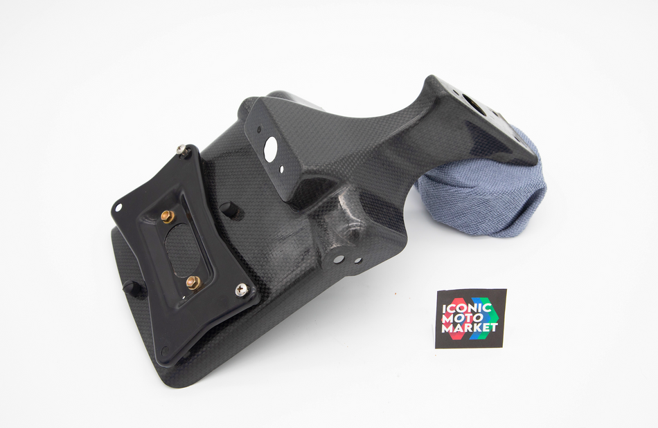 Ducati 998, 996, 916, 748 - Licence Plate Holder, Carbon Fiber. (OEM) #56110101B