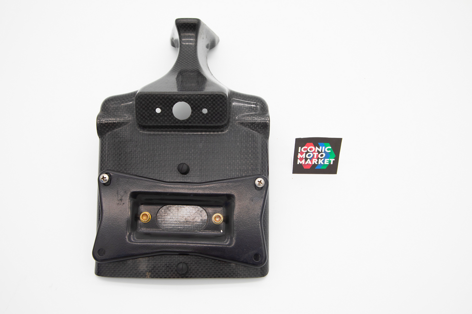 Ducati 998, 996, 916, 748 - Licence Plate Holder, Carbon Fiber. (OEM) #56110101B