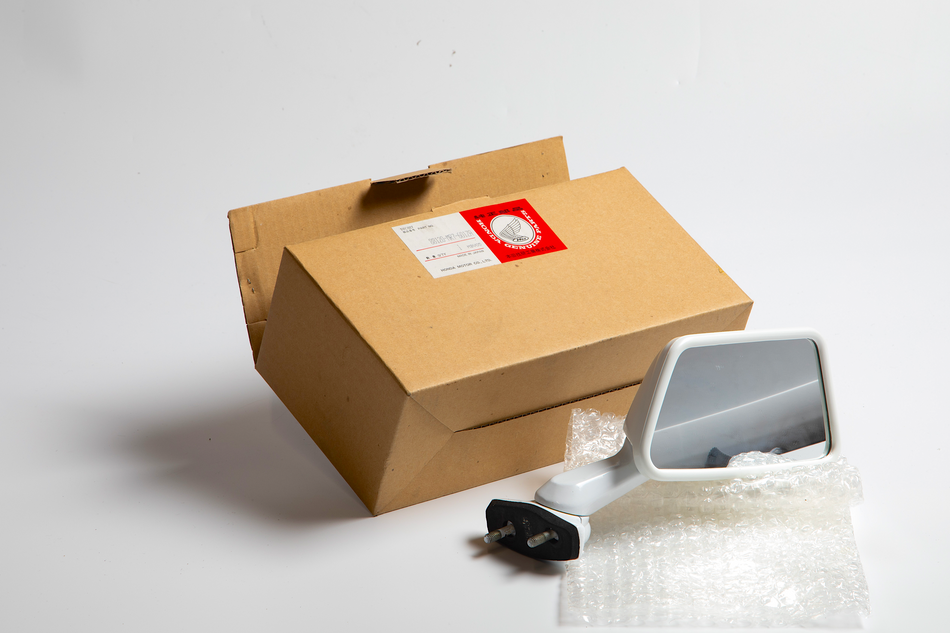 Honda VFR750R RC30 (1987-1990) Mirror, Right-Side. NOS (OEM) #88110-MR7-601ZA